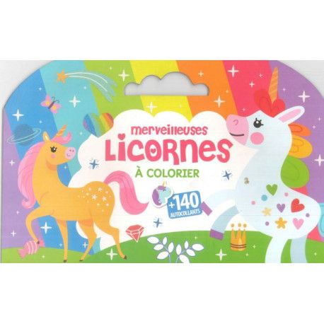 Merveilleuses licornes à colorier