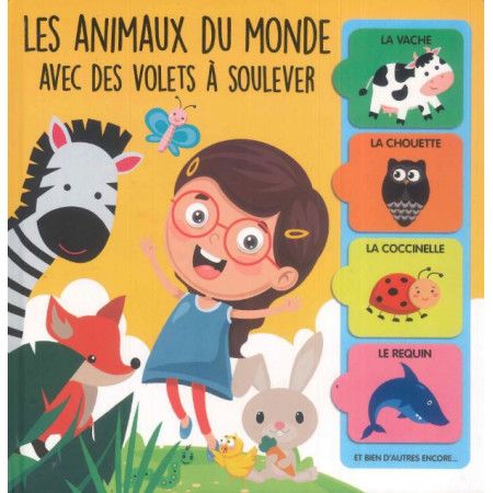 Les animaux du Monde avec des volets à soulever