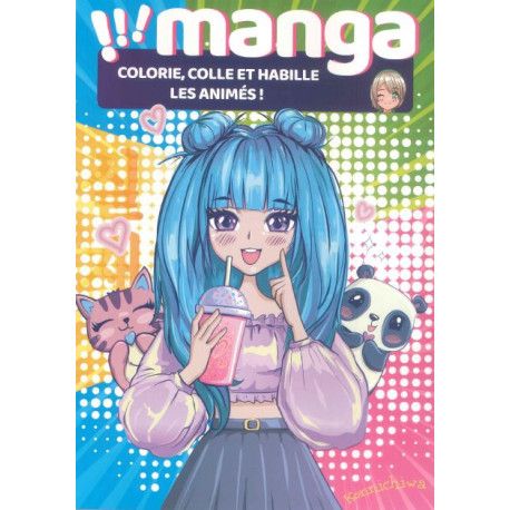 Manga   Colorie,colle et habille les animés !