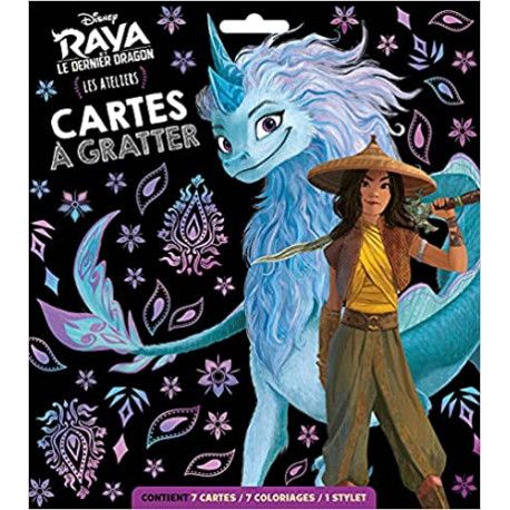 Cartes à gratter Raya et le dernier dragon