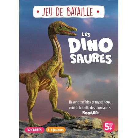 Jeu de bataille - les dinosaures