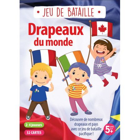 Jeu de bataille - Drapeaux du monde - 9782754227520