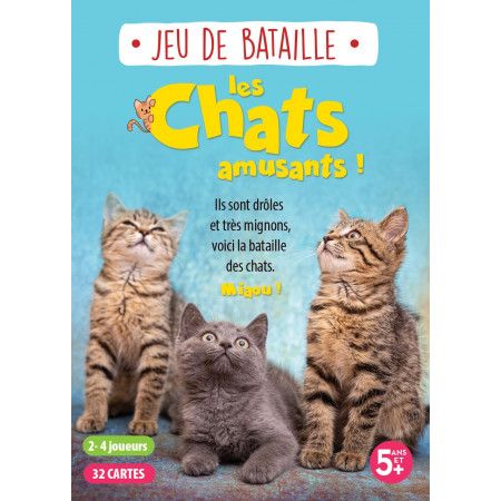 Jeu de bataille - Les chats amusants !