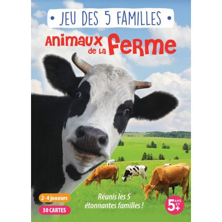 Jeu des 5 familles - Animaux de la ferme