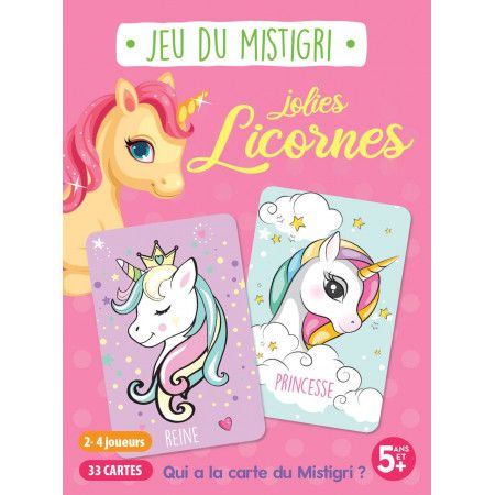 Jeu du Mistigri - Jolies Licornes