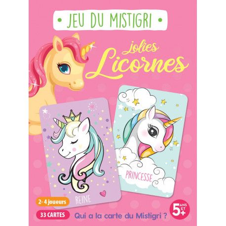 Jeu du Mistigri - Jolies Licornes