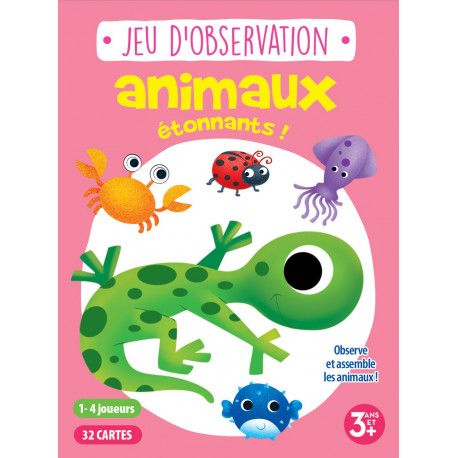 Jeu d'observation - Animaux Etonnants