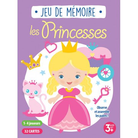 Jeu de mémoire - Les Princesses