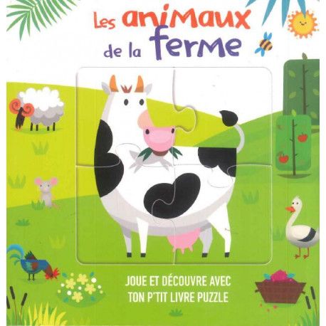 P'tit livre puzzle Les animaux de la Ferme