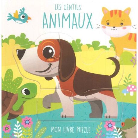 Mon livre puzzle Les gentils animaux