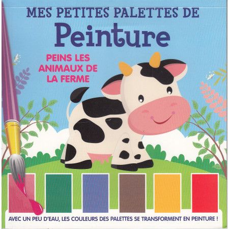 Mes petites palettes de peinture - les animaux de la ferme