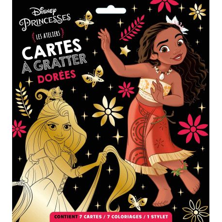 DISNEY PRINCESSES - Les Ateliers Disney - Cartes à gratter dorées