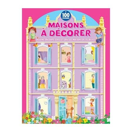 Maisons a décorer + 100 STICKERS