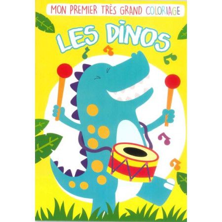 Mon premier très grand coloriage Les Dinos