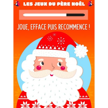 Les jeux du Père Noël + 1 feutre effaçable