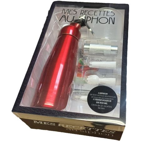 Mes recettes au siphon (rouge) - 9782360914210