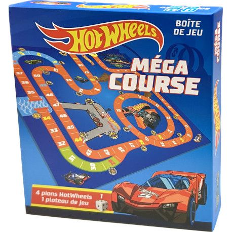 Boîte de jeux Hot Wheels  Méga course