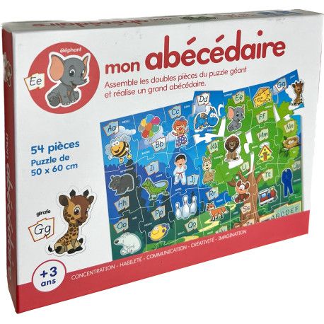 Boîte de jeux  Mon abécédaire  + 3 ans