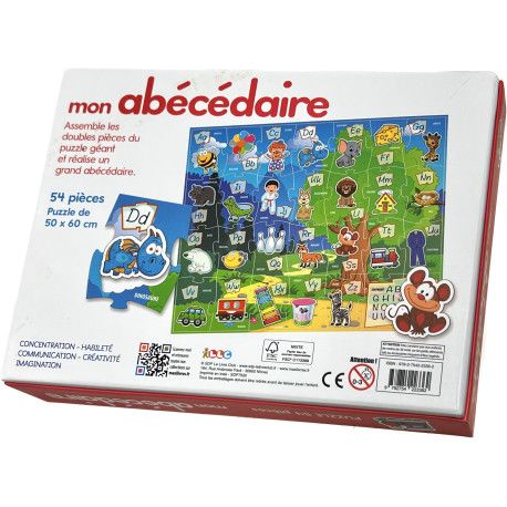 Boîte de jeux  Mon abécédaire  + 3 ans - 9782754223362