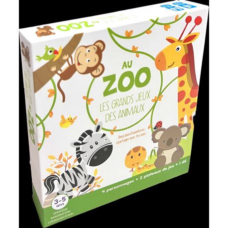 Boîte de jeux Le grand jeu des animaux du Zoo  3-5 ans