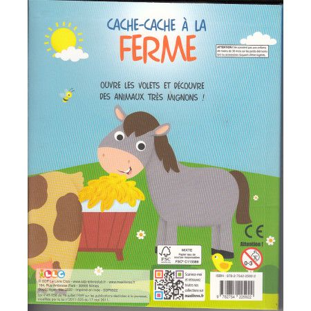 Cache-cache à la ferme - 9782754225922