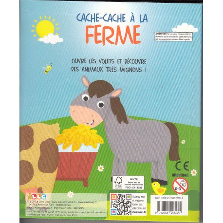 Cache-cache à la ferme - 9782754225922