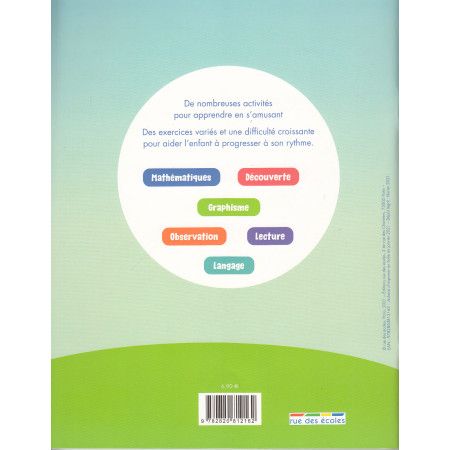Mon cahier d'activités 3-6 ans - 9782820812162