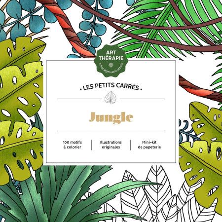 Les petits carrés d'Art-thérapie Jungle