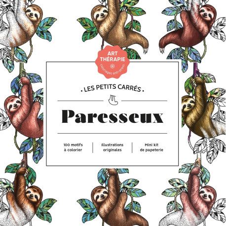 Les petits carrés d'Art-thérapie Paresseux