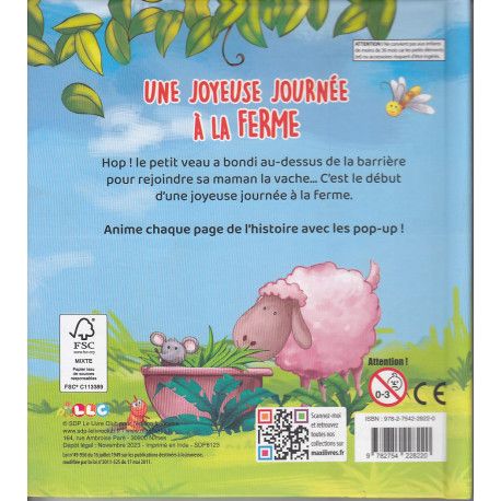 Une joyeuse journée à la ferme - 9782754228220