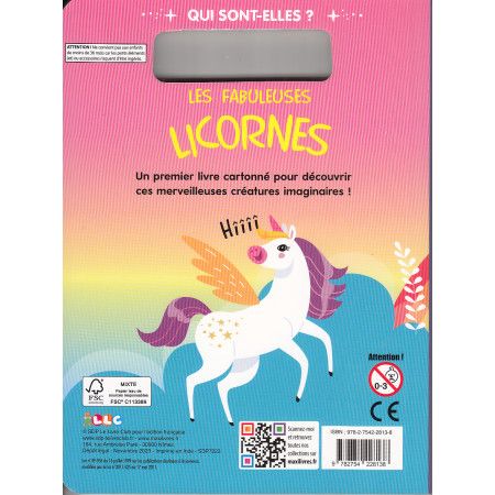 Qui sont-elles ?  Les fabuleuses Licornes - 9782754228138