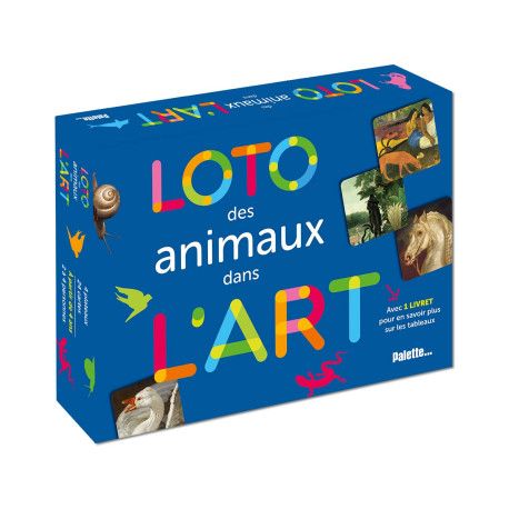 Coffret Loto des animaux dans l'art