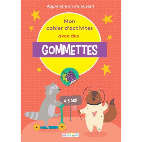 Mon cahier d'activités avec des gommettes 4-5 ans