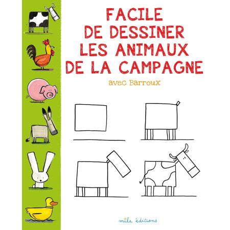 Facile de dessiner les animaux de la campagne