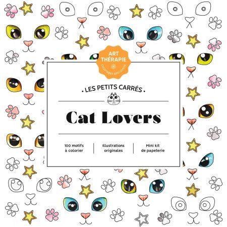 Les petits carrés d'Art-thérapie Cat Lovers