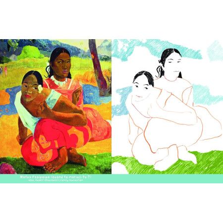 Gauguin - L'art à colorier - 9782840069591