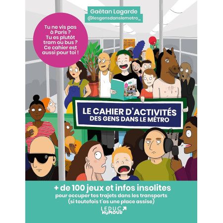 Le cahier d’activités des gens dans le métro - 9791028529437
