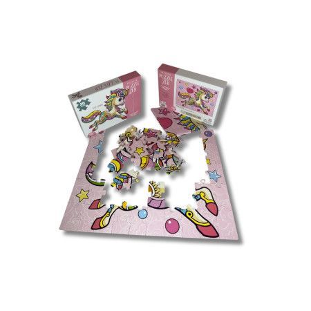 Mon premier puzzle Zen - JOLIE LICORNE - 9782754228442