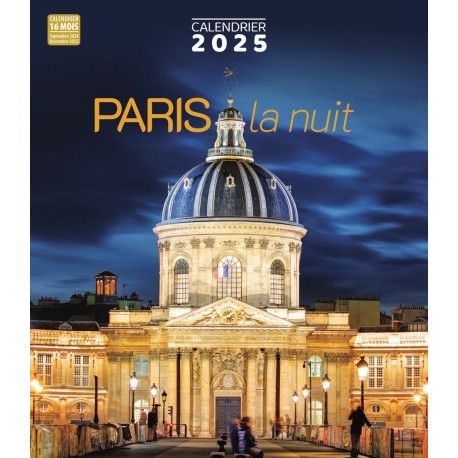 Calendrier 2025  Paris la nuit