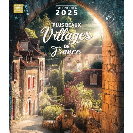 Calendrier 2025  Plus beaux Villages de france