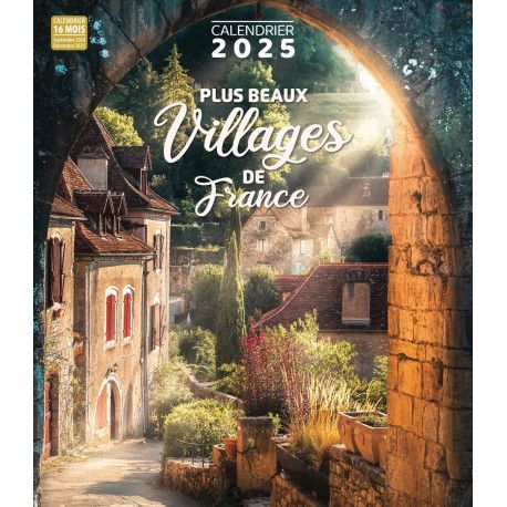 Calendrier 2025  Plus beaux Villages de france