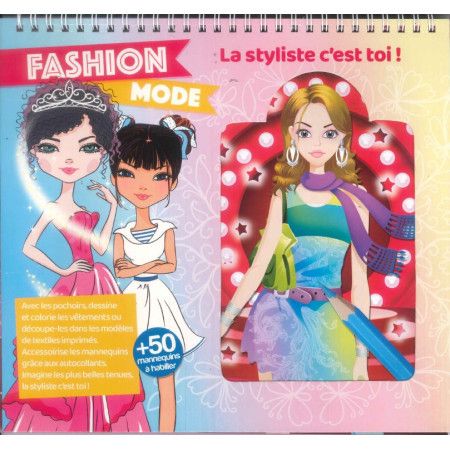 La styliste c'est toi : crée ta mode (rose) - 9782754213301