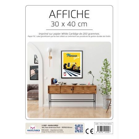 Poster - Monaco - 9782754229296