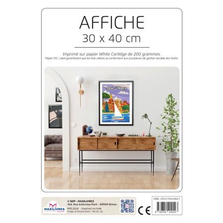 Poster - St Tropez - 9782754229227