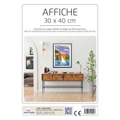 Poster - St Tropez - 9782754229227