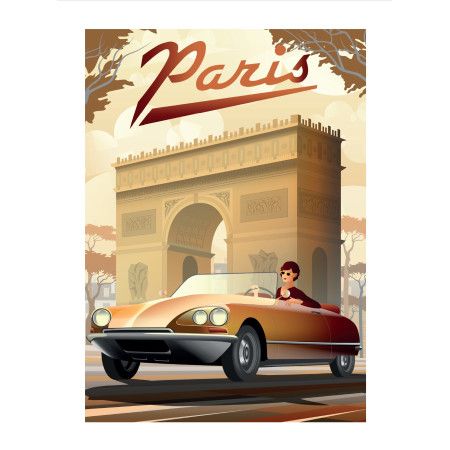 Poster - Paris - Arc de Triomphe