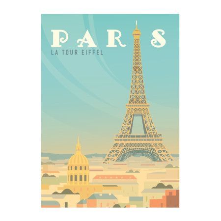 Poster - Paris - La tour Eiffel