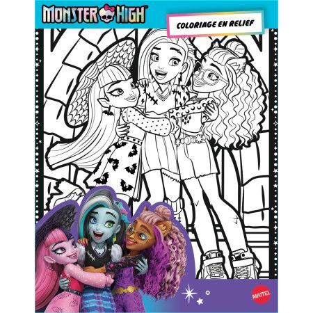 Feutrines Tableau relief 3D - MONSTER HIGH