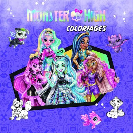 MONSTER HIGH - Coloriages carré