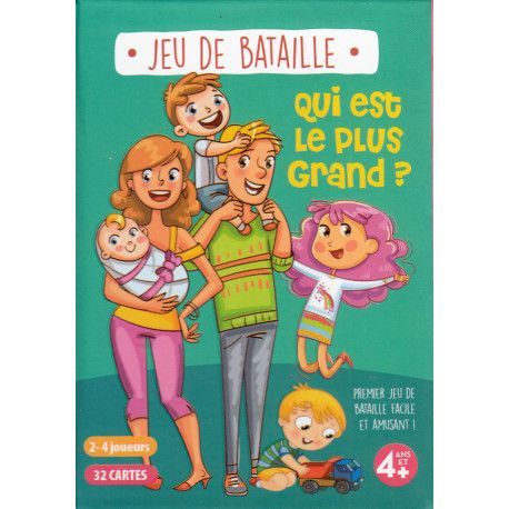 Jeu de bataille - Qui est le plus grand ?